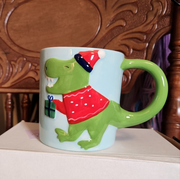 New! Adorable Christmas Dinosaur, Deer or Unicorn Coffee Mugs - Picture 1 of 3